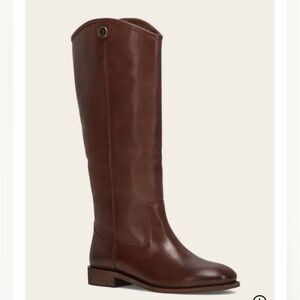 Frye Melissa Button 2 Wide Calf Leather Riding Boot Women's Western Cowboy 8.5